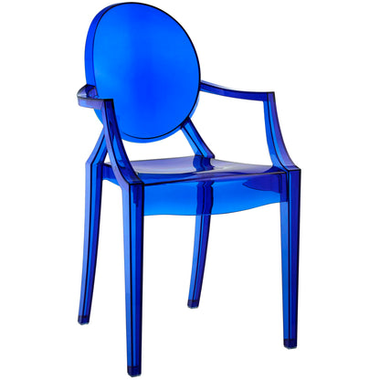 Modway - Casper Dining Armchair by Modway  Bar and Dining Dining Chairs Blue - EEI-121-BLU