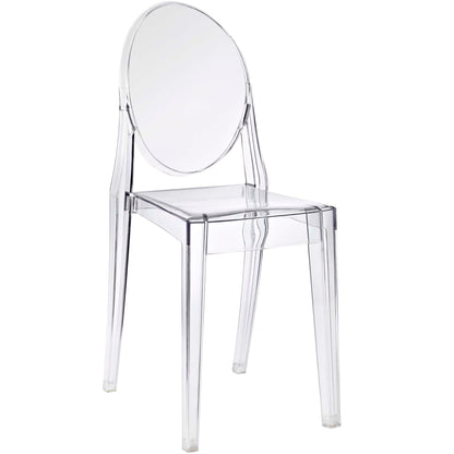 Modway - Casper Dining Side Chair by Modway  Bar and Dining Dining Chairs Clear - EEI-122-CLR