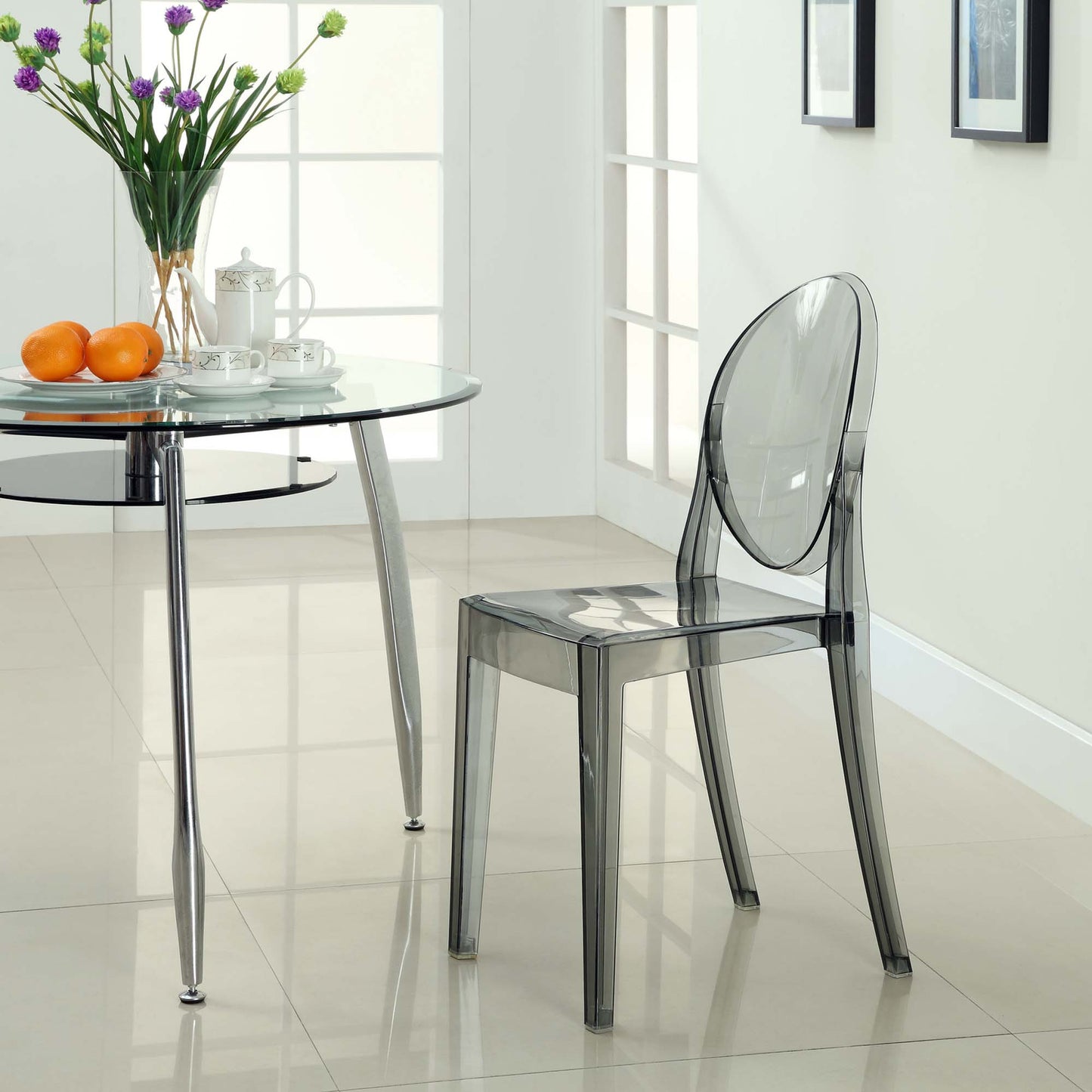 Modway - Casper Dining Side Chair by Modway  Bar and Dining Dining Chairs Clear - EEI-122-SMK