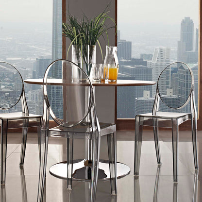 Modway - Casper Dining Side Chair by Modway  Bar and Dining Dining Chairs Clear - EEI-122-SMK