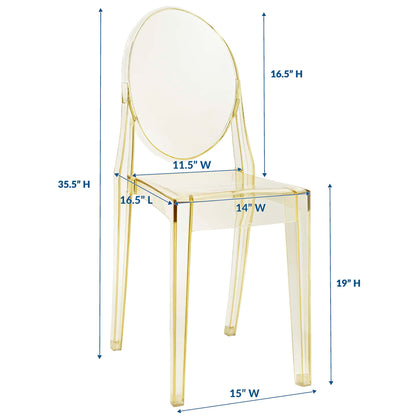 Modway - Casper Dining Side Chair by Modway  Bar and Dining Dining Chairs Yellow - EEI-122-YLW