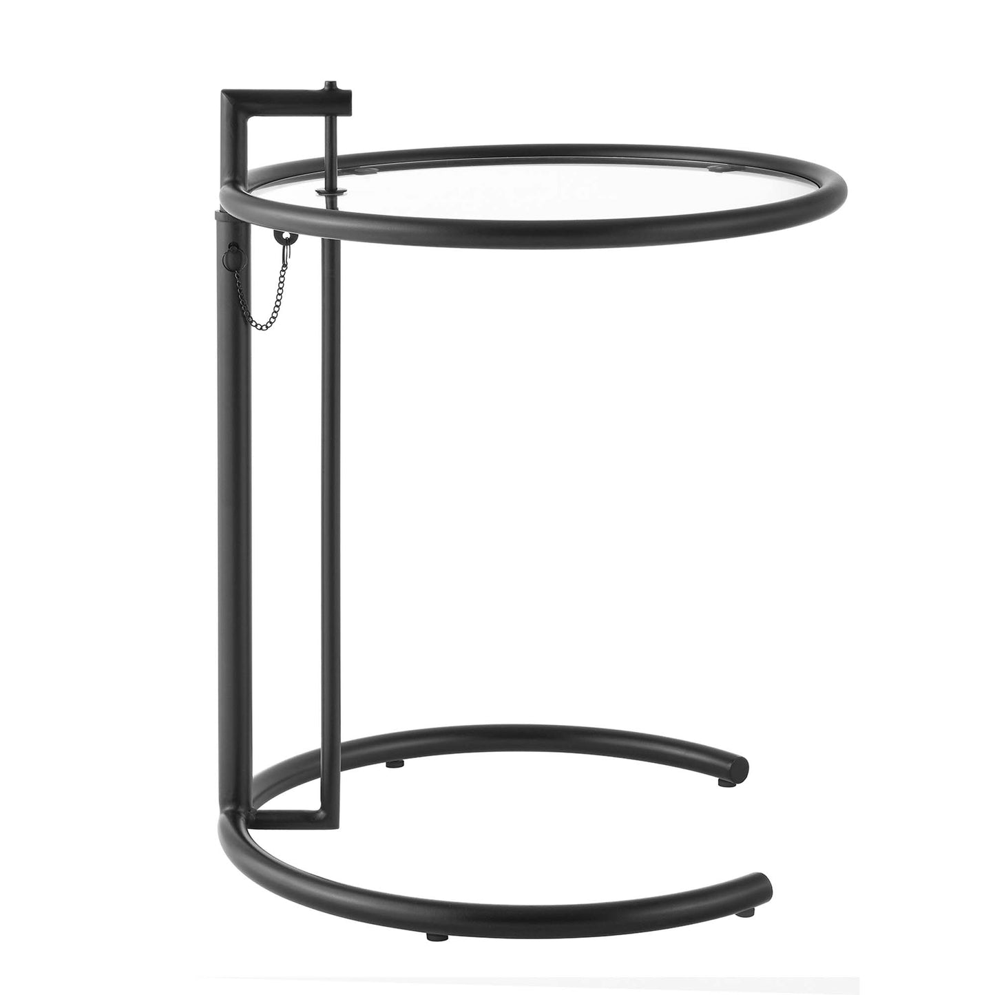 Modway - Eileen Gray Metal Side Table by Modway  Living Room Tables Black - EEI-125-BLK
