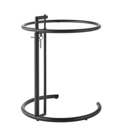 Modway - Eileen Gray Metal Side Table by Modway  Living Room Tables Black - EEI-125-BLK
