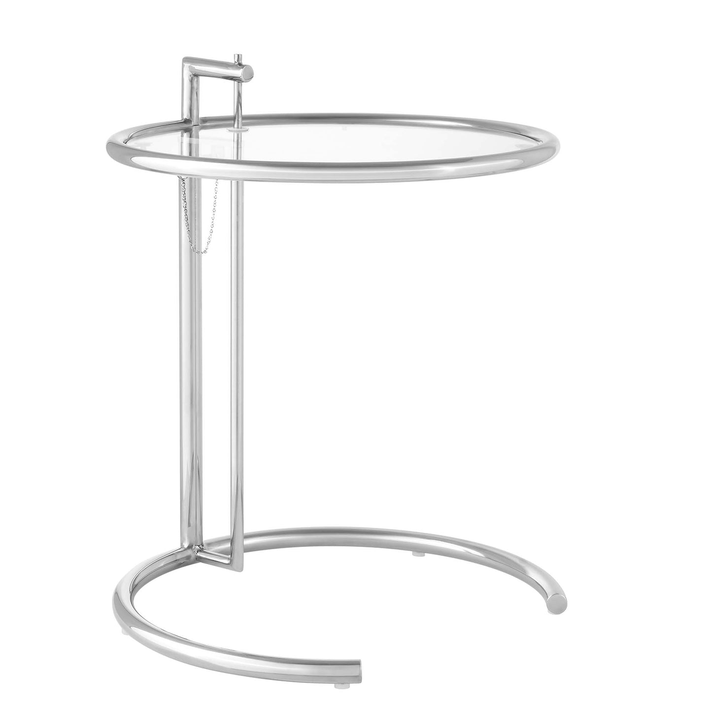 Modway - Eileen Gray Metal Side Table by Modway  Living Room Tables Silver - EEI-125-SLV