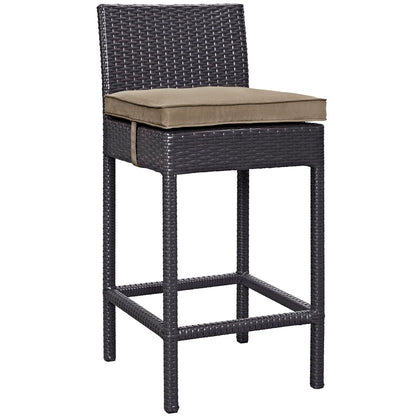 Modway Outlet Lift Outdoor Patio Bar Stool Set of 2 by Modway  Outdoor Furniture Furniture Espresso Mocha - EEI-1281-EXP-MOC