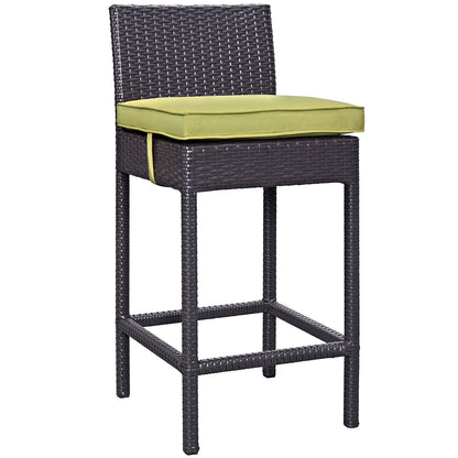 Modway Outlet Lift Outdoor Patio Bar Stool Set of 2 by Modway  Outdoor Furniture Furniture Espresso Peridot - EEI-1281-EXP-PER