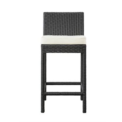 Modway Outlet Lift Outdoor Patio Bar Stool Set of 2 by Modway  Outdoor Furniture Furniture Espresso White - EEI-1281-EXP-WHI