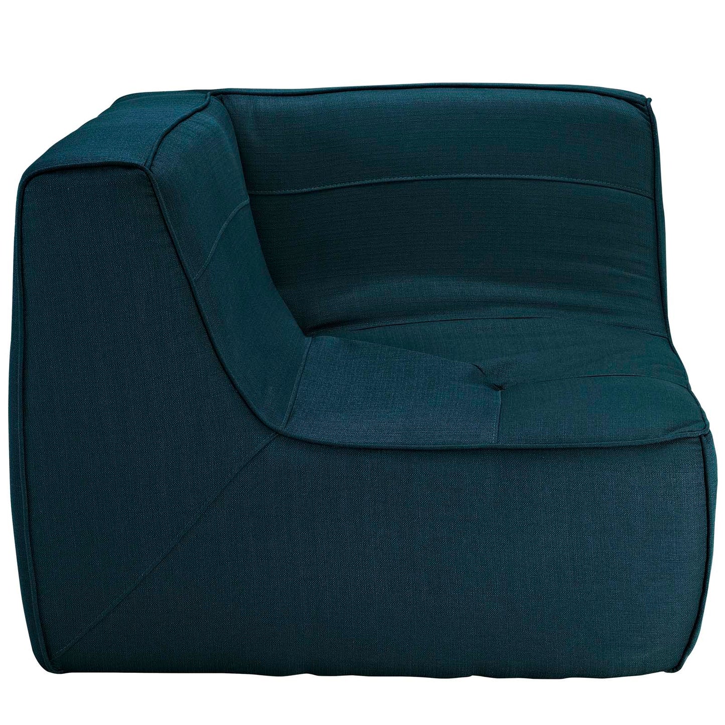 Modway Outlet Align Upholstered Fabric Corner Sofa by Modway  Living Room Furniture Azure - EEI-1356-AZU