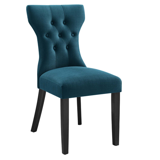 Modway - Silhouette Dining Side Chair by Modway  Bar and Dining Dining Chairs Blue - EEI-1380-AZU