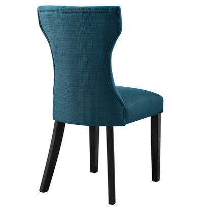 Modway - Silhouette Dining Side Chair by Modway  Bar and Dining Dining Chairs Blue - EEI-1380-AZU