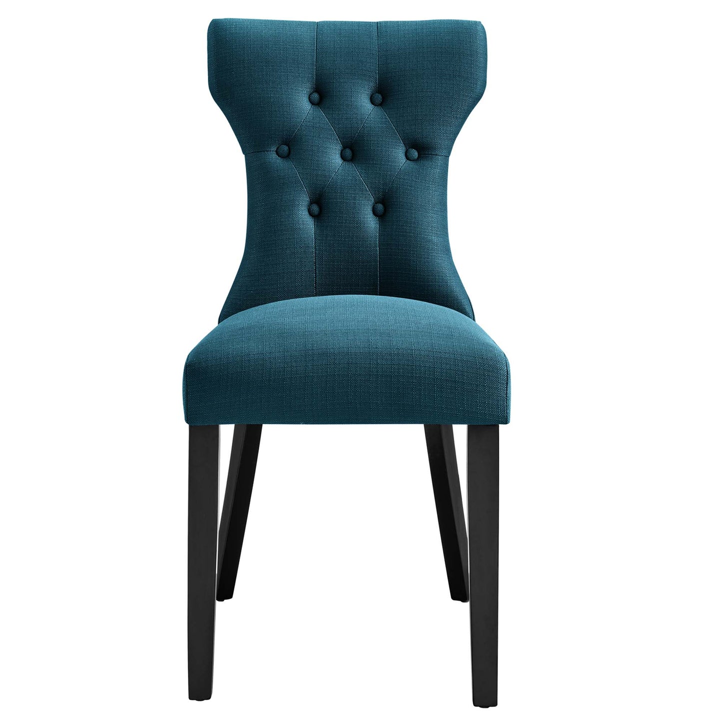 Modway - Silhouette Dining Side Chair by Modway  Bar and Dining Dining Chairs Blue - EEI-1380-AZU