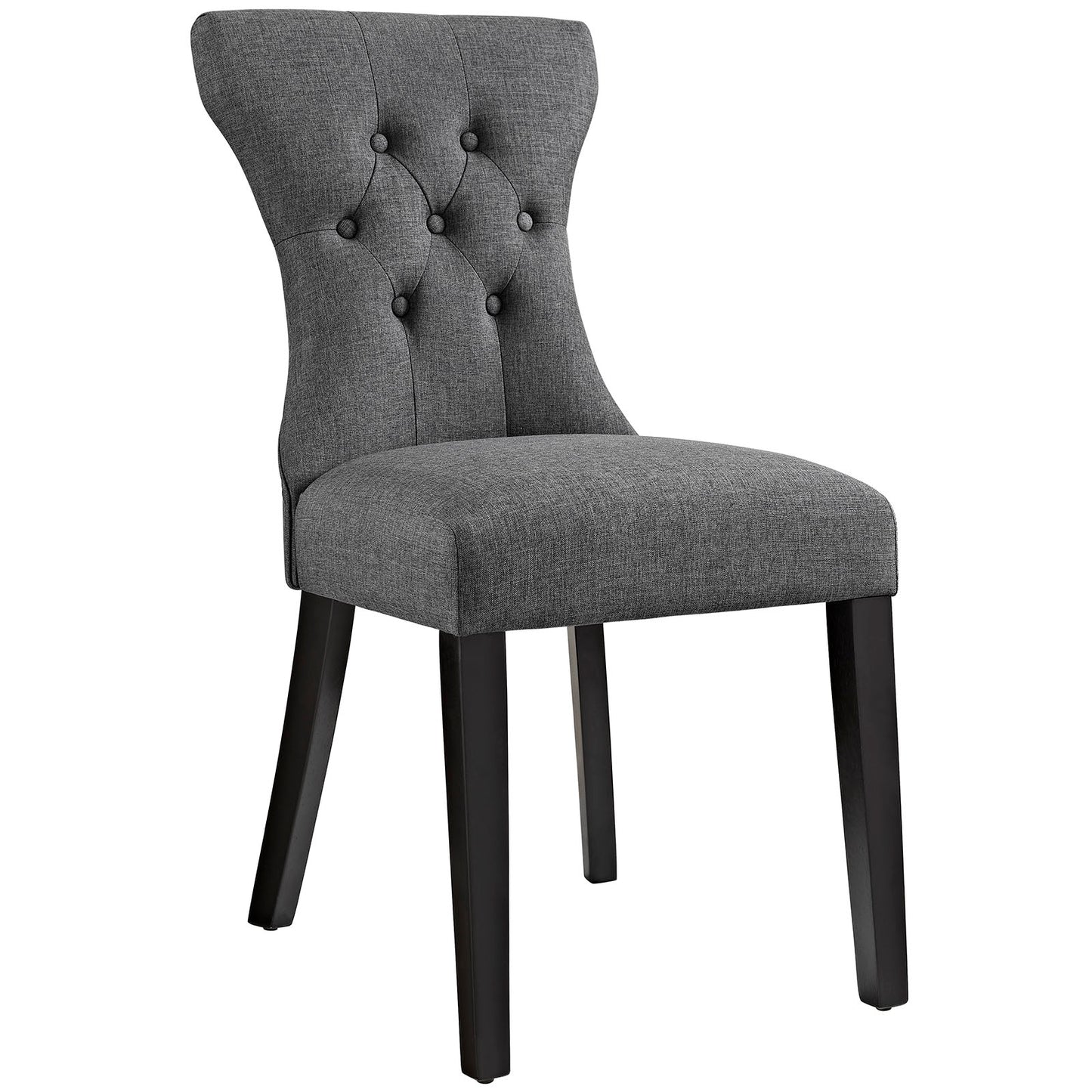 Modway Outlet Silhouette Dining Side Chair by Modway  Bar and Dining Furniture Gray - EEI-1380-GRY