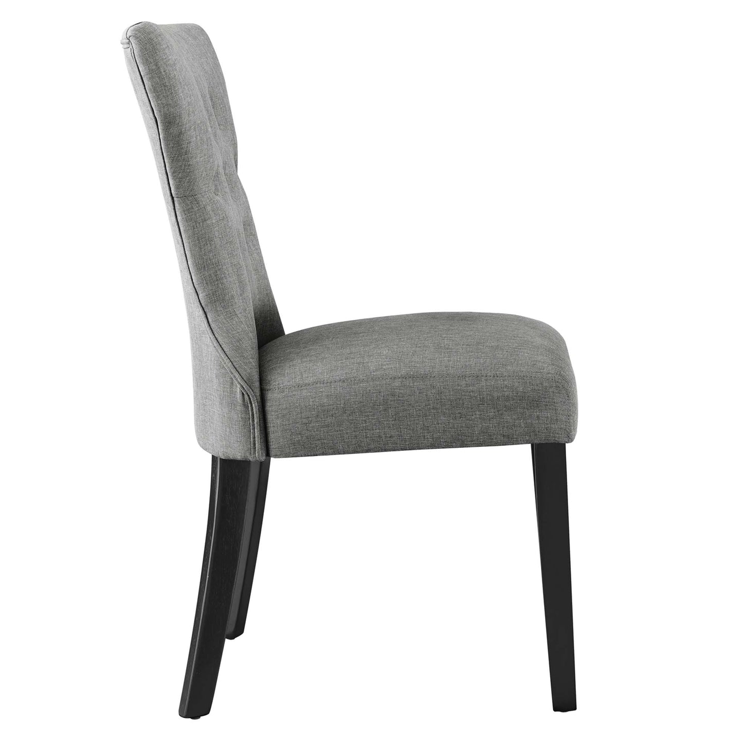 Modway - Silhouette Dining Side Chair by Modway  Bar and Dining Dining Chairs Gray - EEI-1380-LGR
