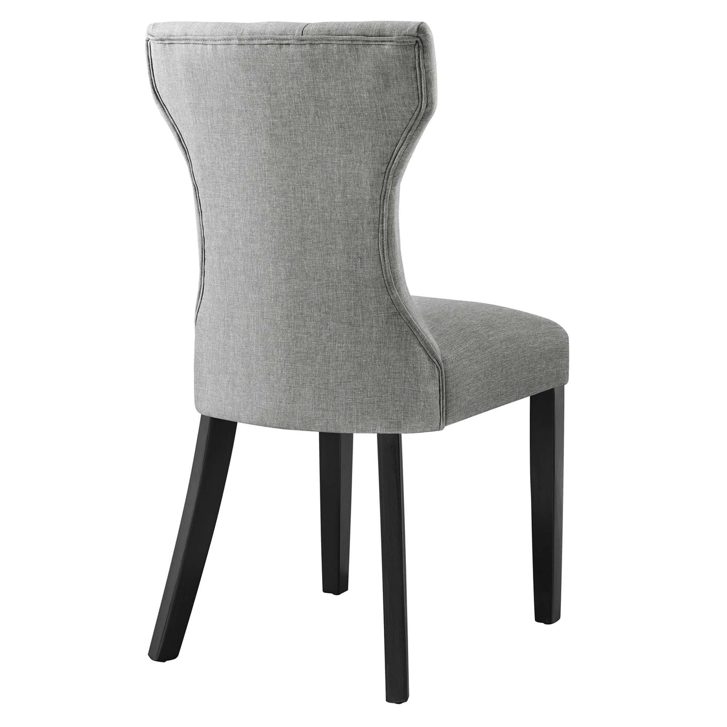 Modway - Silhouette Dining Side Chair by Modway  Bar and Dining Dining Chairs Gray - EEI-1380-LGR