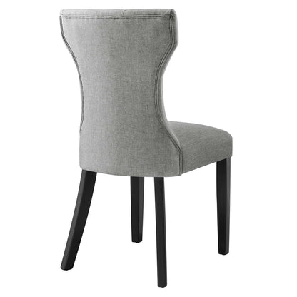 Modway - Silhouette Dining Side Chair by Modway  Bar and Dining Dining Chairs Gray - EEI-1380-LGR