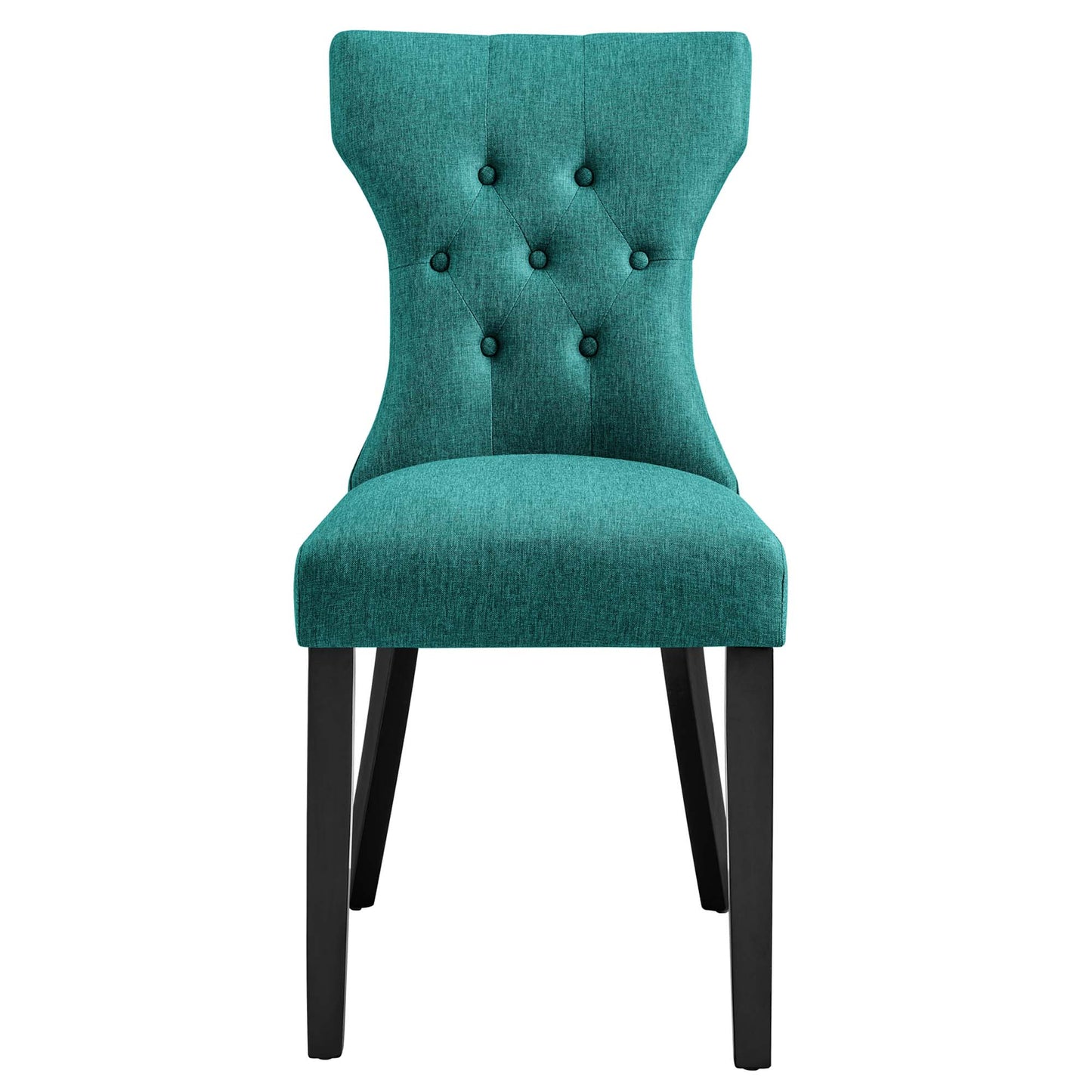 Modway - Silhouette Dining Side Chair by Modway  Bar and Dining Dining Chairs Blue - EEI-1380-TEA