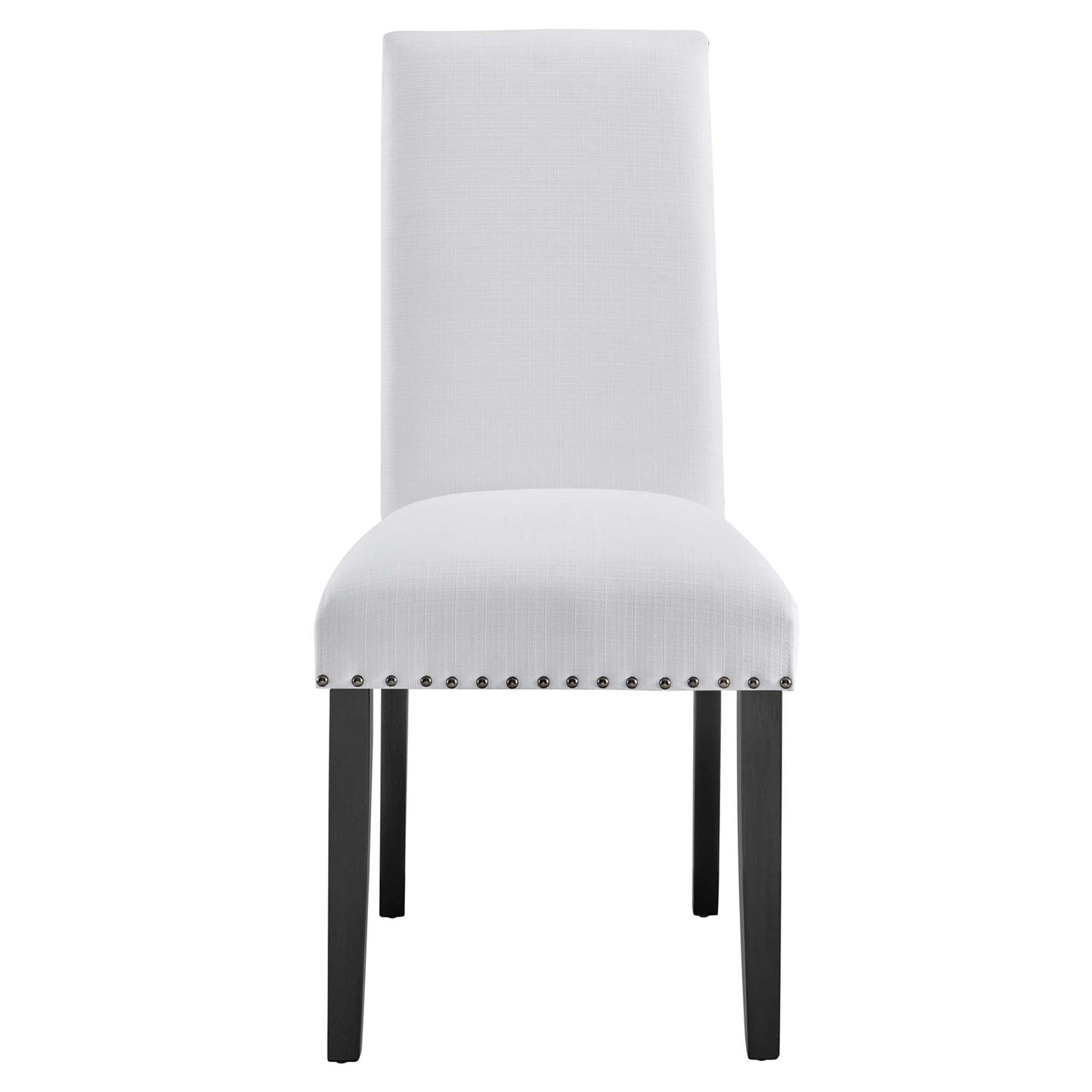 Modway - Parcel Dining Upholstered Fabric Side Chair by Modway  Bar and Dining Dining Chairs White - EEI-1384-WHI