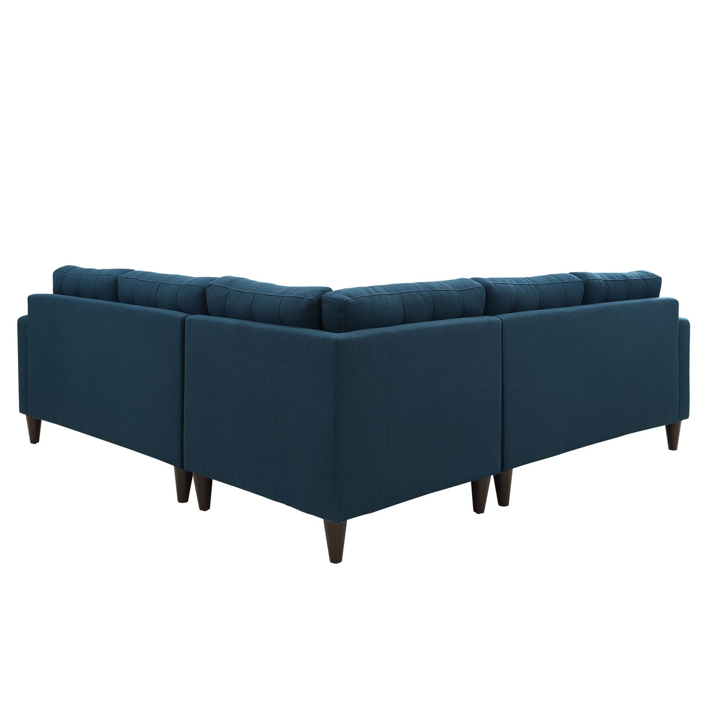 Modway Outlet Empress 3 Piece Upholstered Fabric Sectional Sofa Set by Modway  Living Room Furniture Azure - EEI-1417-AZU