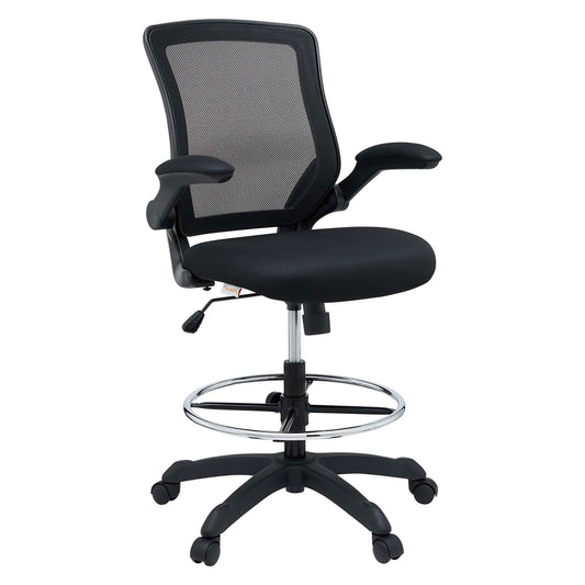 Modway - Veer Drafting Chair by Modway  Office Furniture Office Chairs Black - EEI-1423-BLK