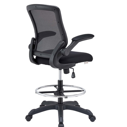 Modway - Veer Drafting Chair by Modway  Office Furniture Office Chairs Black - EEI-1423-BLK