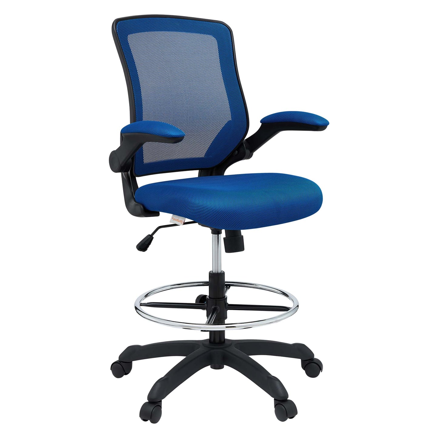 Modway - Veer Drafting Chair by Modway  Office Furniture Office Chairs Blue - EEI-1423-BLU