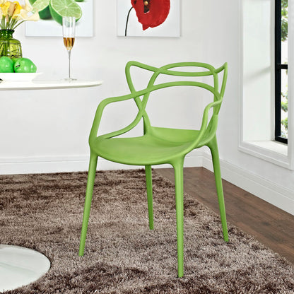 Modway - Entangled Dining Armchair by Modway  Bar and Dining Dining Chairs Green - EEI-1458-GRN