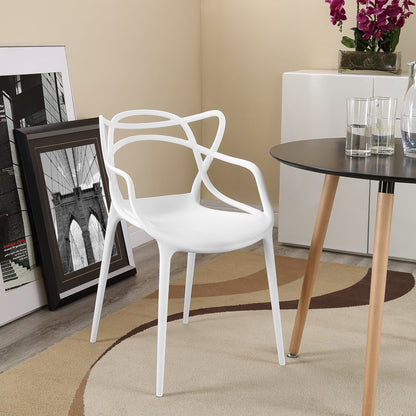 Modway - Entangled Dining Armchair by Modway  Bar and Dining Dining Chairs White - EEI-1458-WHI