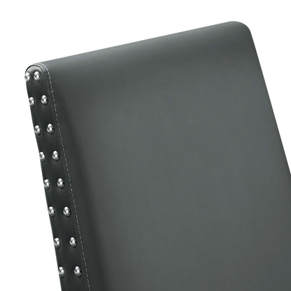 Modway - Parcel Dining Faux Leather Side Chair by Modway  Bar and Dining Dining Chairs Gray - EEI-1491-GRY