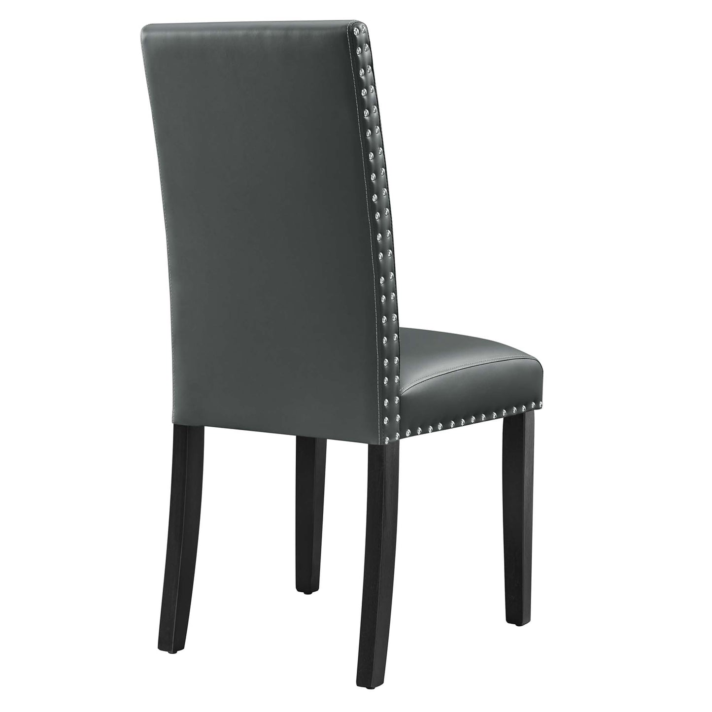 Modway - Parcel Dining Faux Leather Side Chair by Modway  Bar and Dining Dining Chairs Gray - EEI-1491-GRY