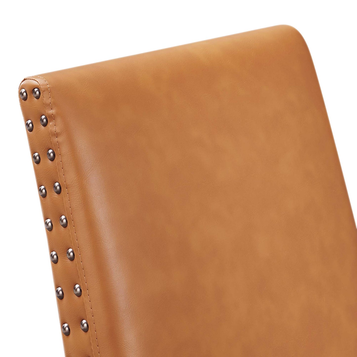 Modway - Parcel Dining Faux Leather Side Chair by Modway  Bar and Dining Dining Chairs Brown - EEI-1491-TAN