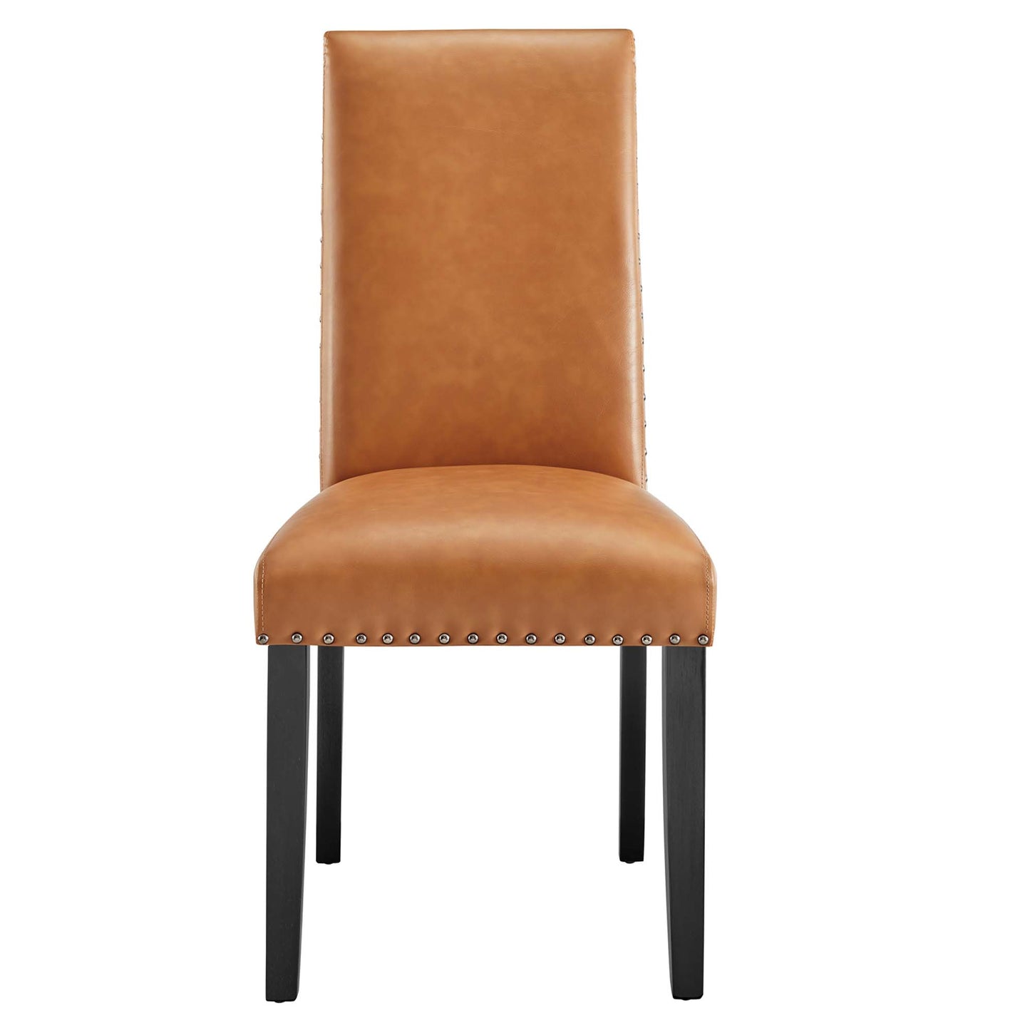 Modway - Parcel Dining Faux Leather Side Chair by Modway  Bar and Dining Dining Chairs Brown - EEI-1491-TAN