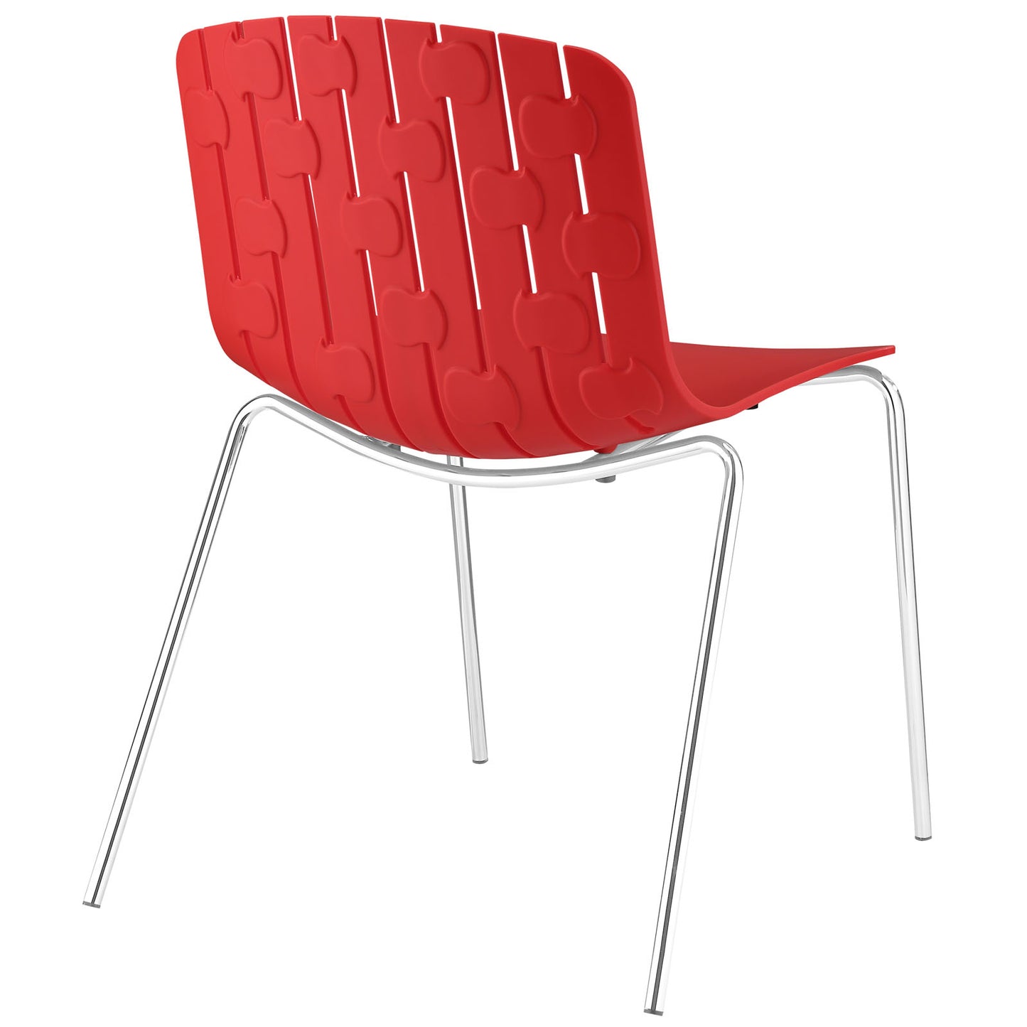 Modway Outlet Trace Dining Side Chair by Modway  Bar and Dining Furniture Red - EEI-1495-RED
