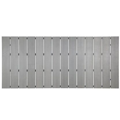 Modway - Maine 80" Outdoor Patio Dining Table by Modway  Outdoor Furniture Bar and Dining Gray - EEI-1509-BRN-GRY