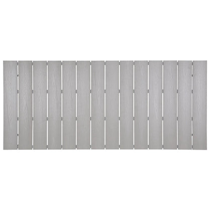 Modway - Maine 80" Outdoor Patio Dining Table by Modway  Outdoor Furniture Bar and Dining Green - EEI-1509-WHI-LGR