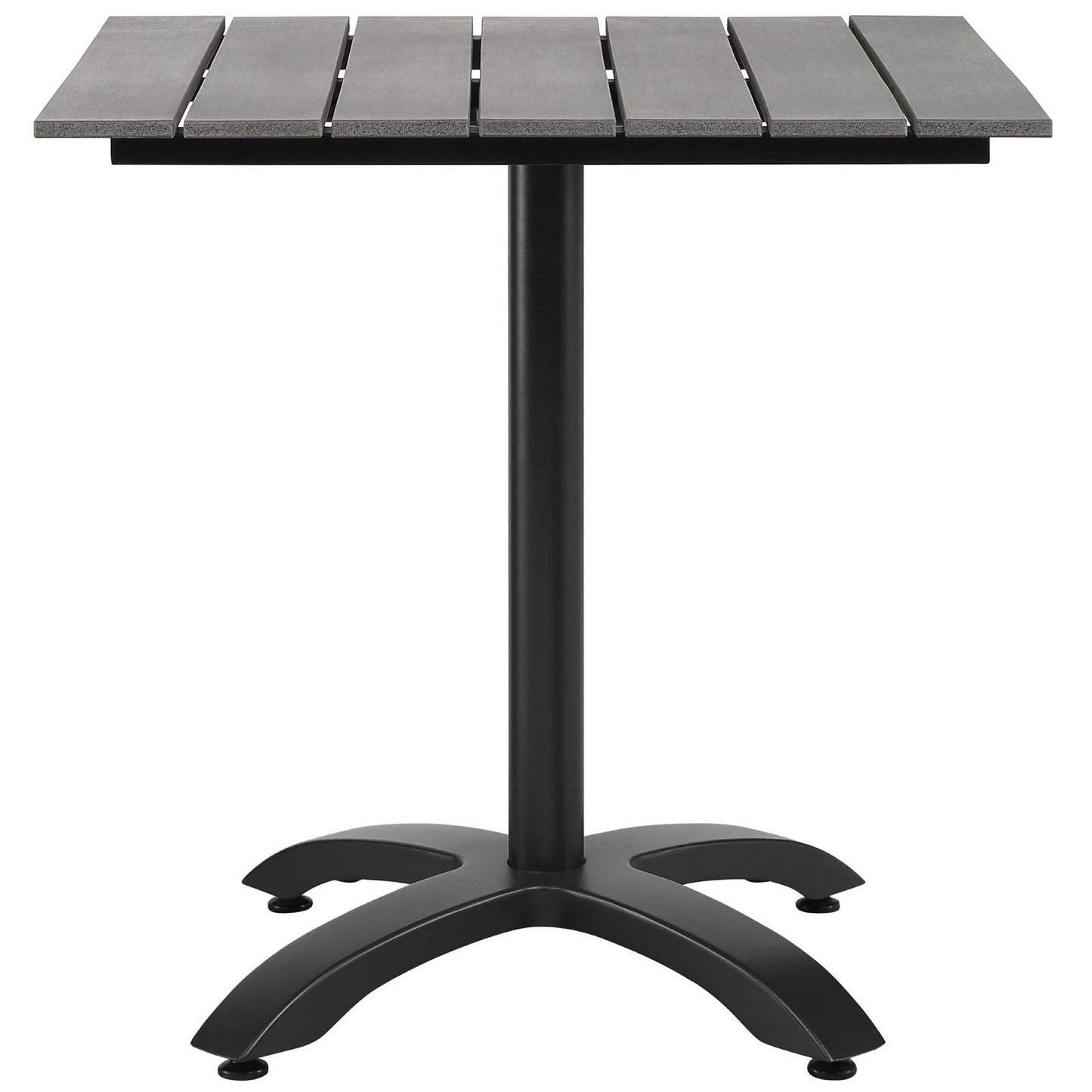 Modway Outlet Maine 28" Outdoor Patio Dining Table by Modway  Outdoor Furniture Furniture Brown Gray - EEI-1514-BRN-GRY