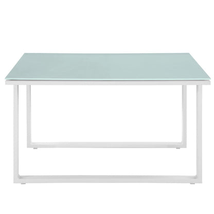 Modway - Fortuna Outdoor Patio Side Table by Modway  Outdoor Furniture Bar and Dining White - EEI-1515-WHI-SET