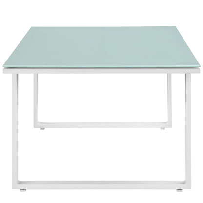 Modway Outlet Fortuna Outdoor Patio Coffee Table by Modway  Outdoor Furniture Furniture White - EEI-1516-WHI-SET