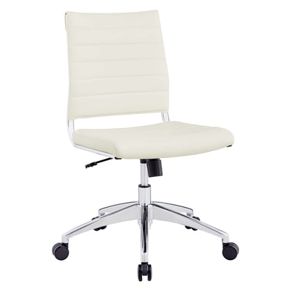 Modway - Jive Armless Mid Back Office Chair by Modway  Office Furniture Office Chairs White - EEI-1525-WHI