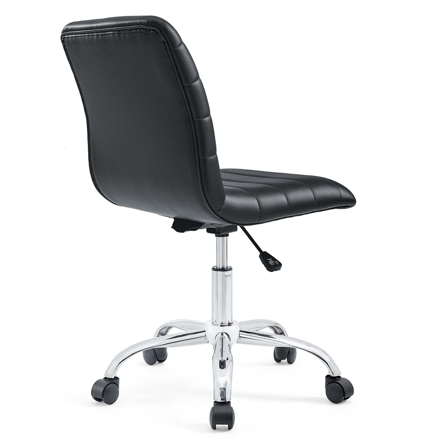 Modway - Ripple Armless Mid Back Vinyl Office Chair by Modway  Office Furniture Office Chairs Black - EEI-1532-BLK