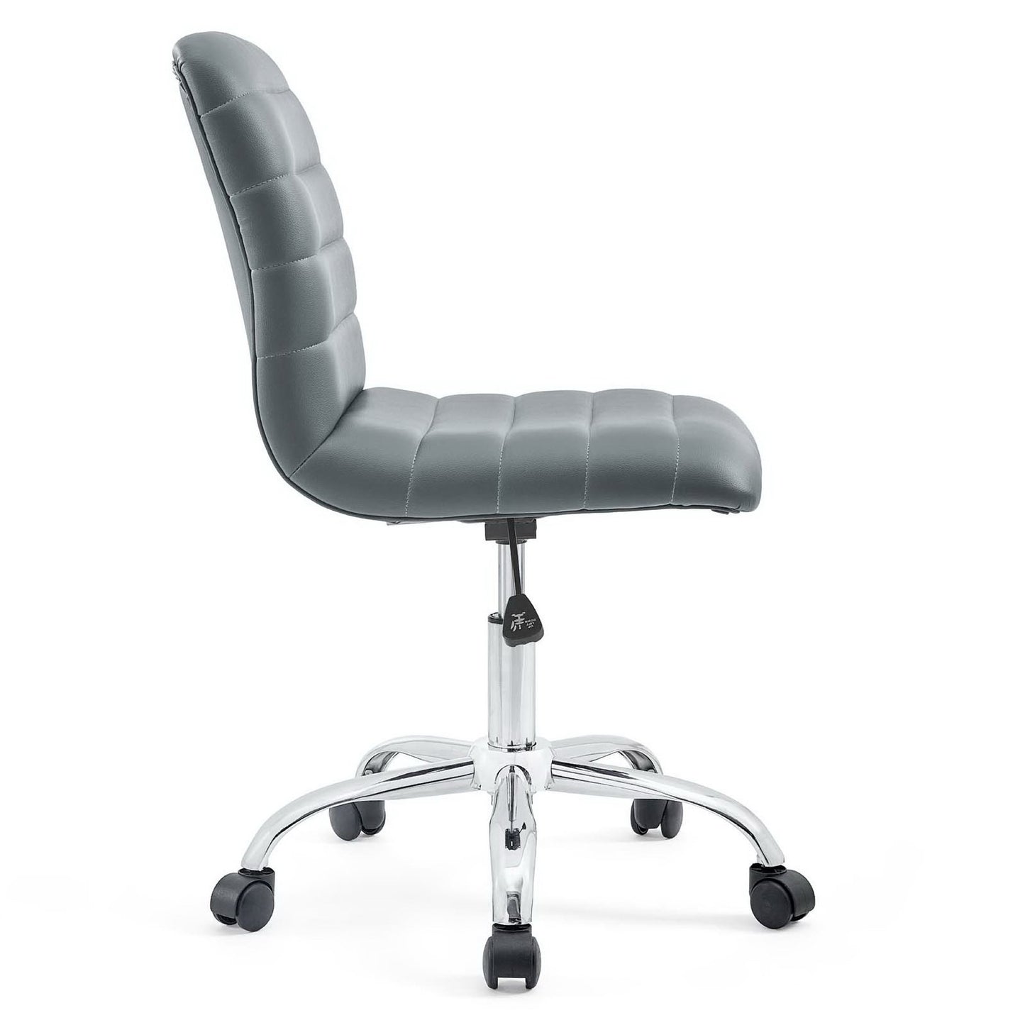 Modway - Ripple Armless Mid Back Vinyl Office Chair by Modway  Office Furniture Office Chairs Gray - EEI-1532-GRY