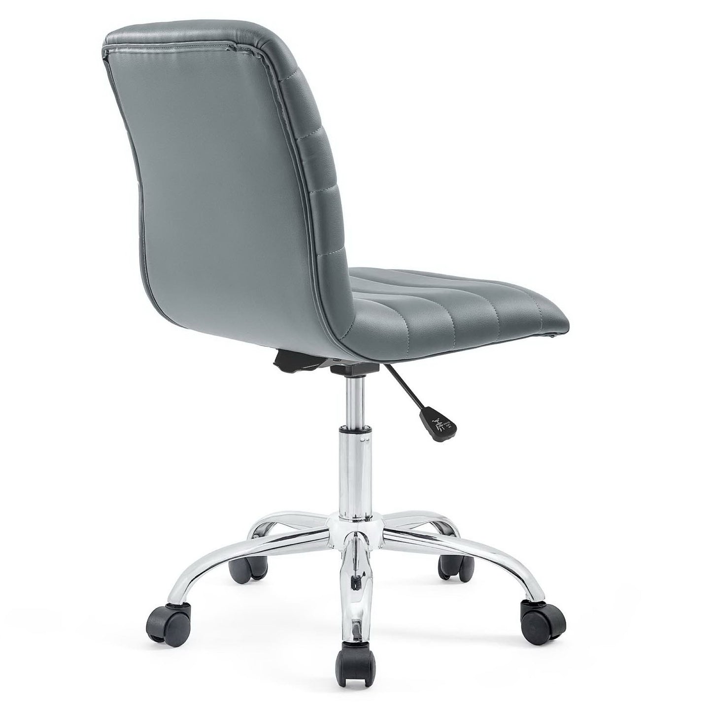 Modway - Ripple Armless Mid Back Vinyl Office Chair by Modway  Office Furniture Office Chairs Gray - EEI-1532-GRY