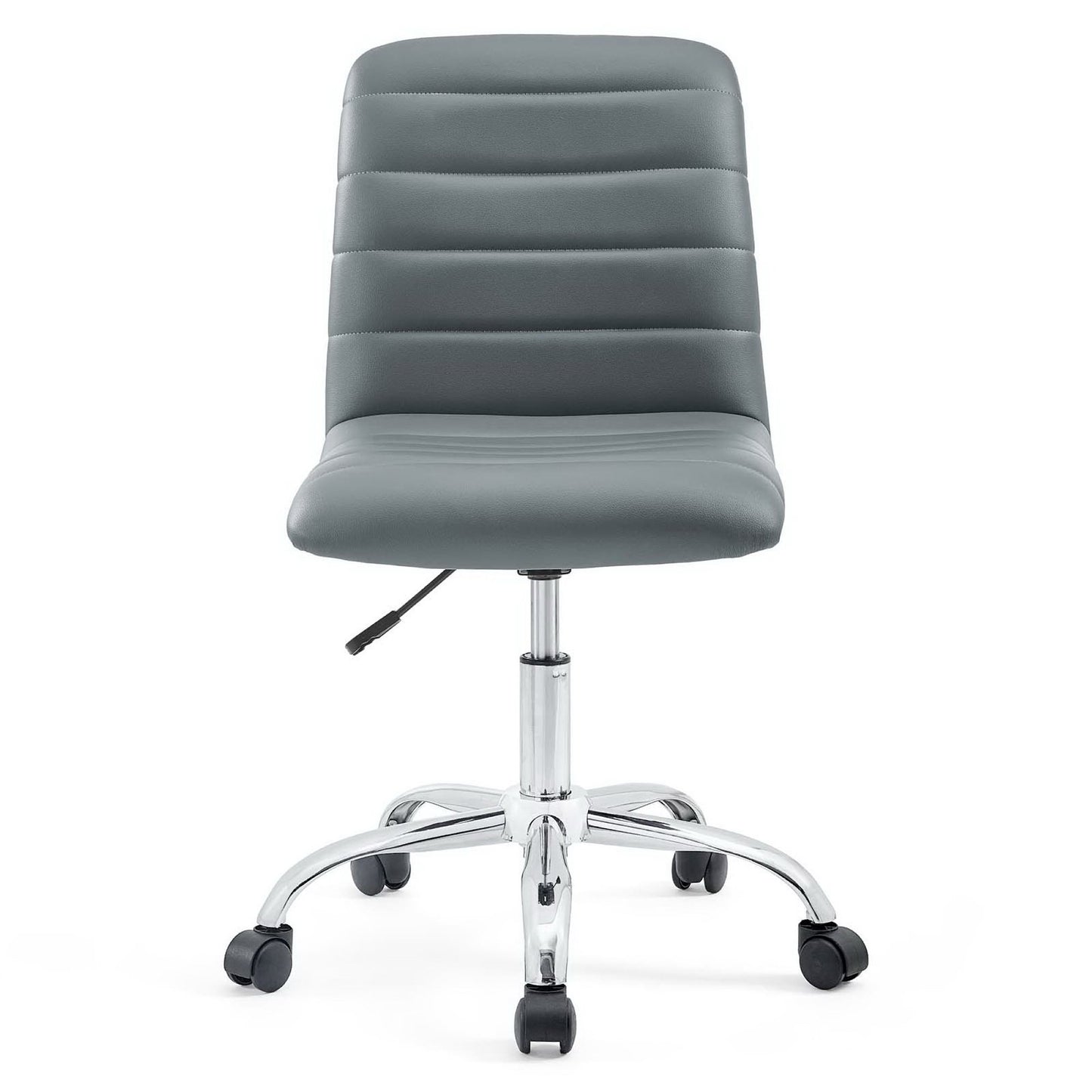 Modway - Ripple Armless Mid Back Vinyl Office Chair by Modway  Office Furniture Office Chairs Gray - EEI-1532-GRY