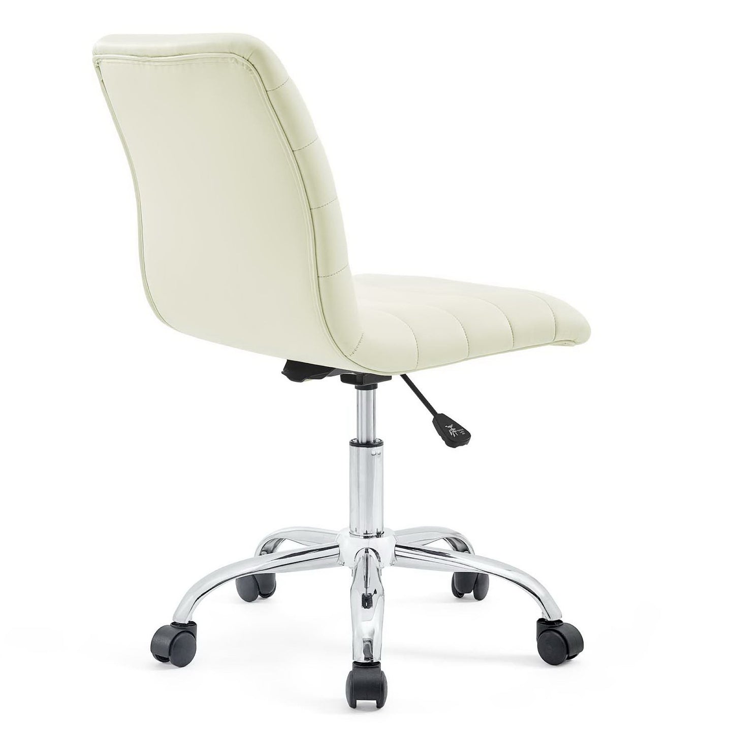 Modway - Ripple Armless Mid Back Vinyl Office Chair by Modway  Office Furniture Office Chairs White - EEI-1532-WHI