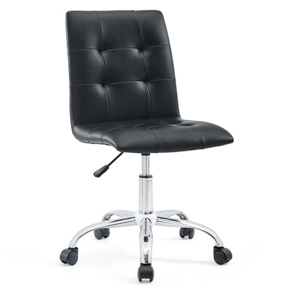 Modway - Prim Armless Mid Back Office Chair by Modway  Office Furniture Office Chairs Black - EEI-1533-BLK