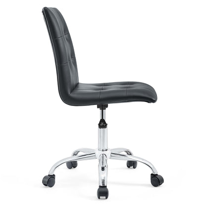 Modway - Prim Armless Mid Back Office Chair by Modway  Office Furniture Office Chairs Black - EEI-1533-BLK