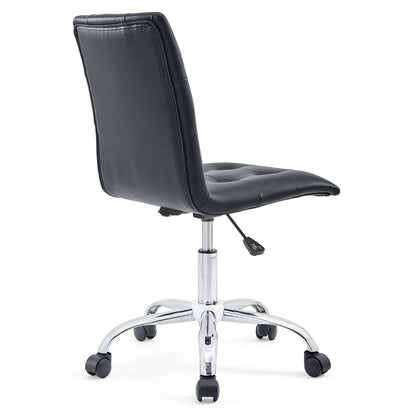 Modway - Prim Armless Mid Back Office Chair by Modway  Office Furniture Office Chairs Black - EEI-1533-BLK