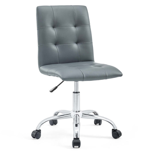 Modway Outlet Prim Armless Mid Back Office Chair by Modway  Office Furniture Furniture Gray - EEI-1533-GRY