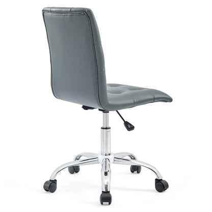 Modway Outlet Prim Armless Mid Back Office Chair by Modway  Office Furniture Furniture Gray - EEI-1533-GRY