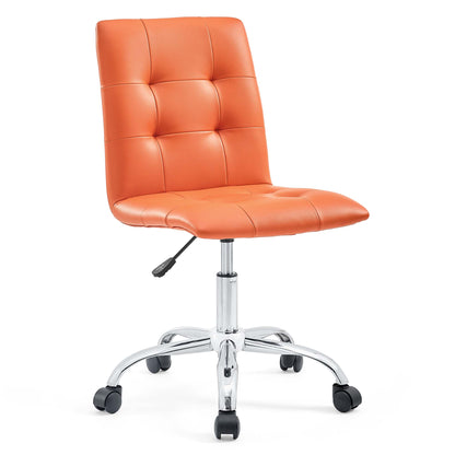 Modway Outlet Prim Armless Mid Back Office Chair by Modway  Office Furniture Furniture Orange - EEI-1533-ORA