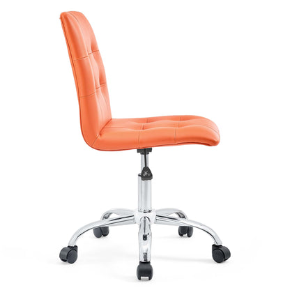 Modway Outlet Prim Armless Mid Back Office Chair by Modway  Office Furniture Furniture Orange - EEI-1533-ORA